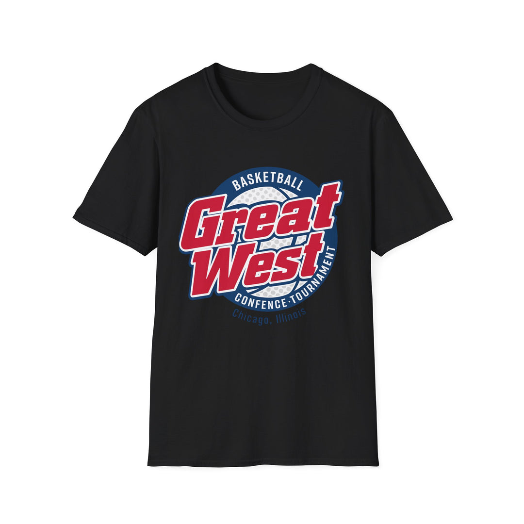 Vintage Great West Basketball Conference T-Shirt | Retro NCAA Hoops Tee | Defunct College Conference Alumni Fan Gear