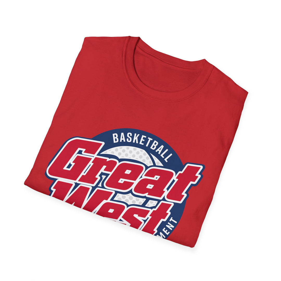 Vintage Great West Basketball Conference T-Shirt | Retro NCAA Hoops Tee | Defunct College Conference Alumni Fan Gear