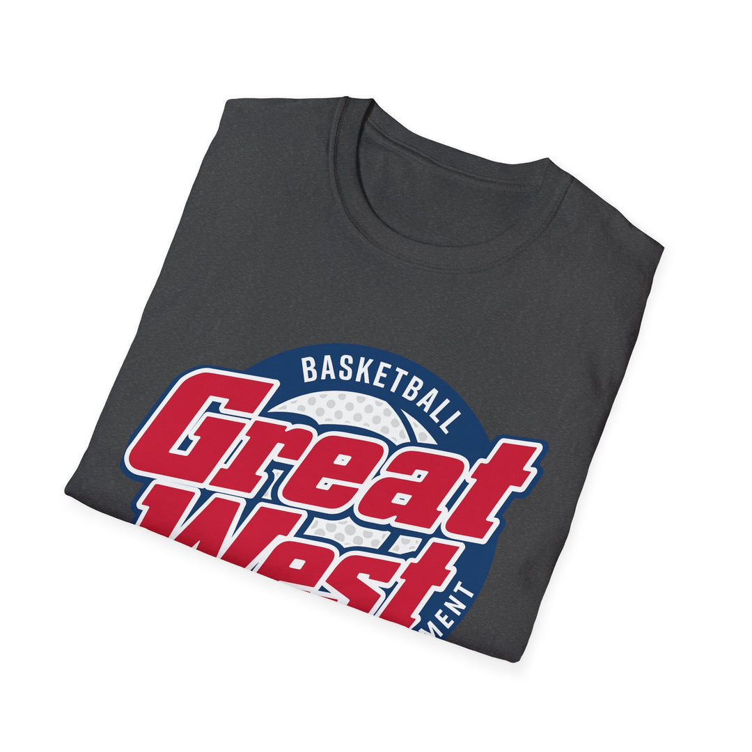 Vintage Great West Basketball Conference T-Shirt | Retro NCAA Hoops Tee | Defunct College Conference Alumni Fan Gear