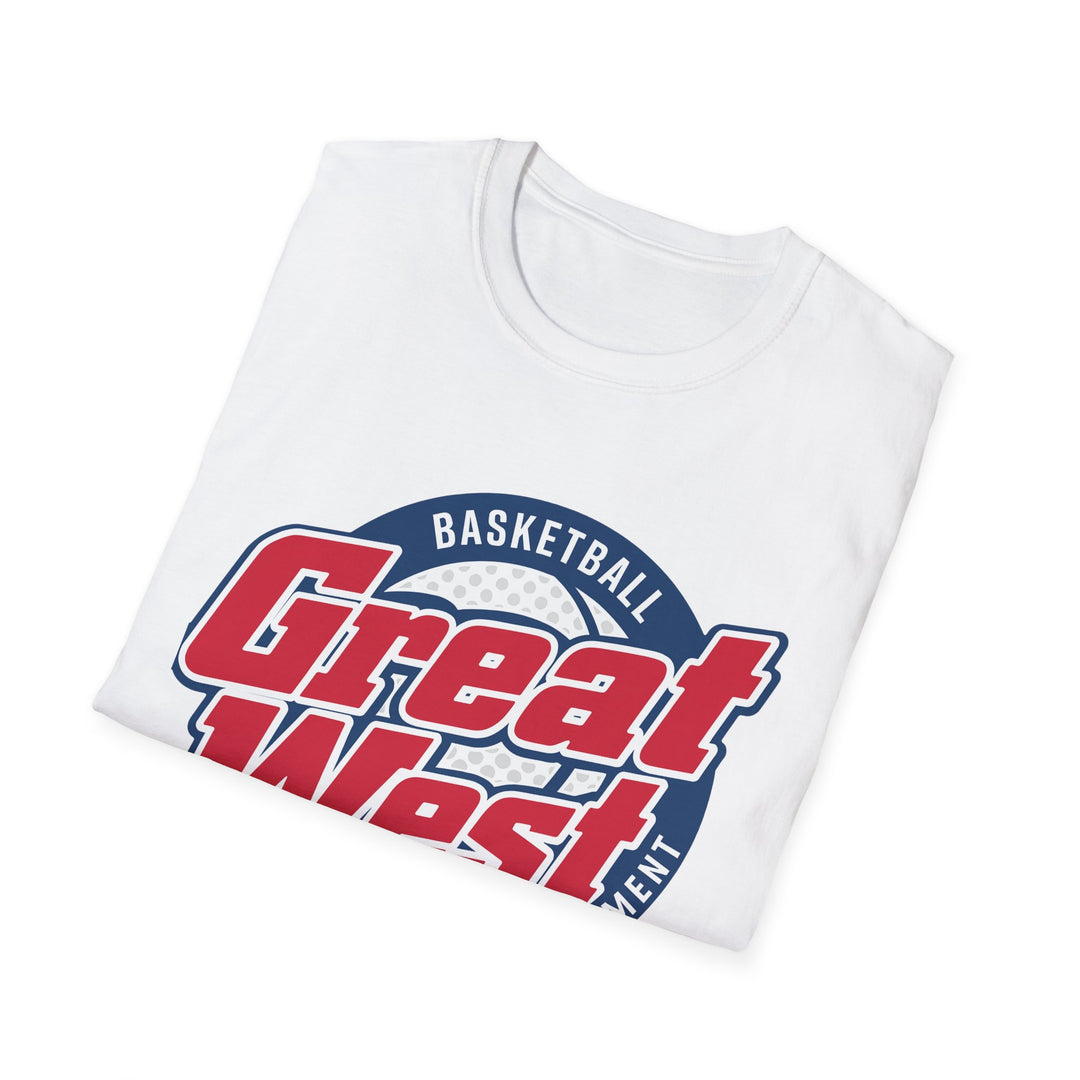 Vintage Great West Basketball Conference T-Shirt | Retro NCAA Hoops Tee | Defunct College Conference Alumni Fan Gear