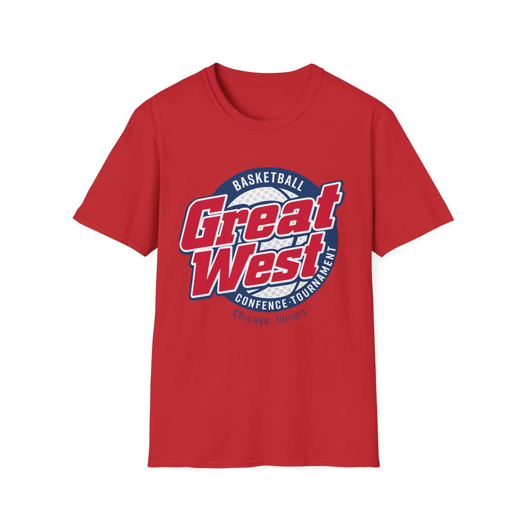 Vintage Great West Basketball Conference T-Shirt | Retro NCAA Hoops Tee | Defunct College Conference Alumni Fan Gear