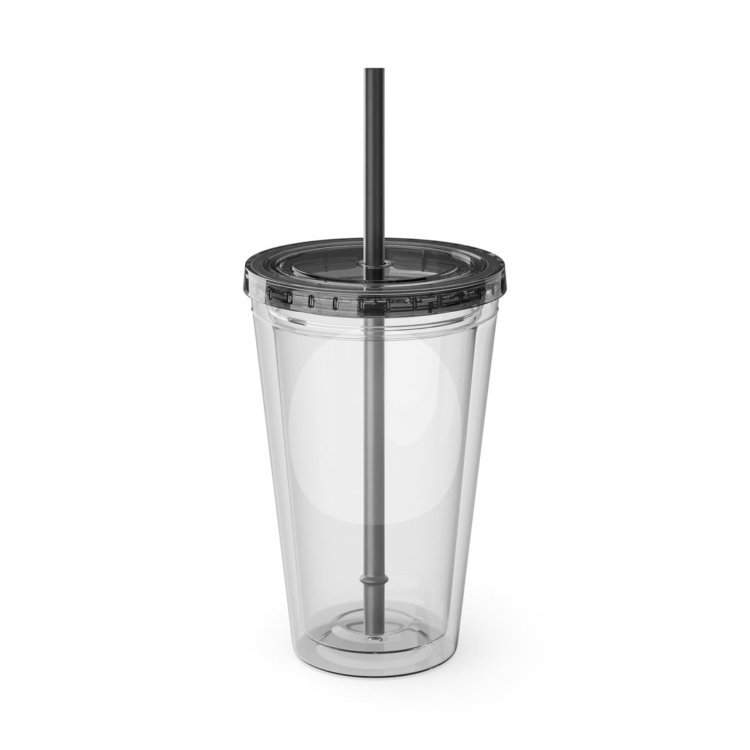 Pi In The Sky Coffee Signature Clear Tumbler with Straw, 16oz