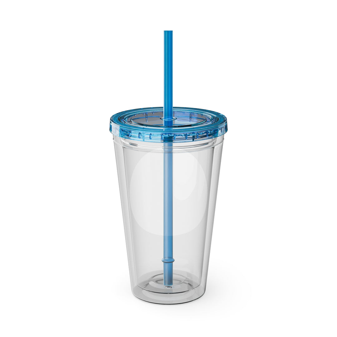 Pi In The Sky Coffee Signature Clear Tumbler with Straw, 16oz