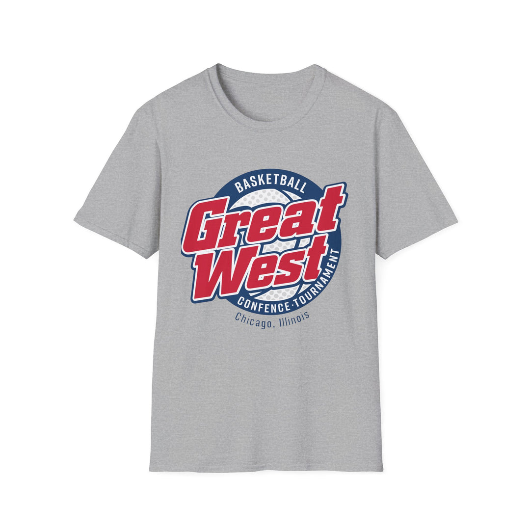 Vintage Great West Basketball Conference T-Shirt | Retro NCAA Hoops Tee | Defunct College Conference Alumni Fan Gear
