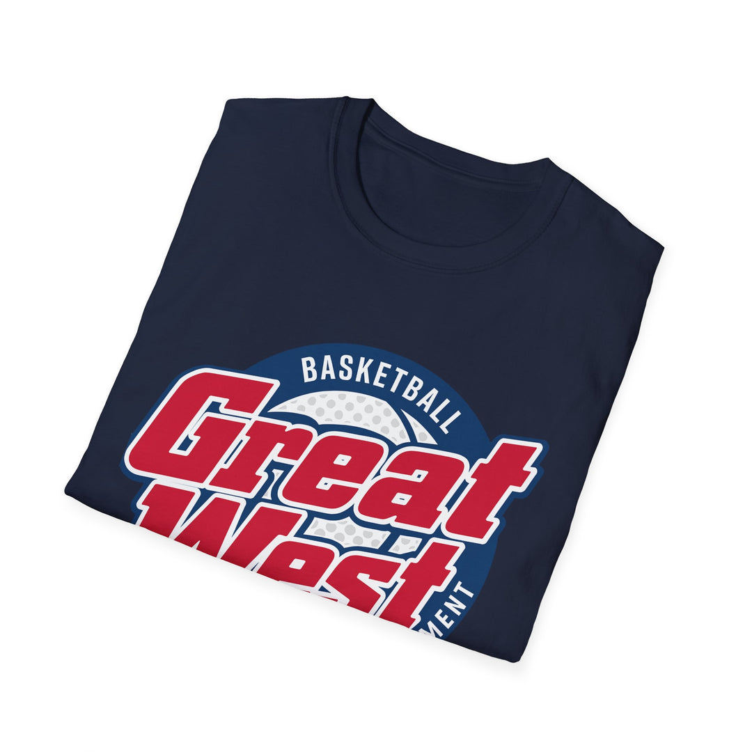 Vintage Great West Basketball Conference T-Shirt | Retro NCAA Hoops Tee | Defunct College Conference Alumni Fan Gear