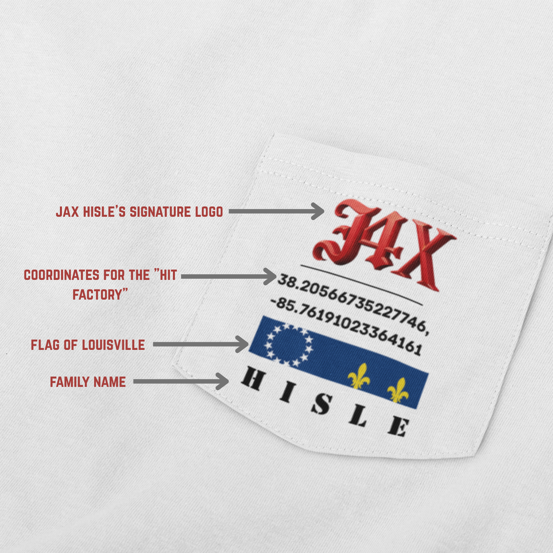 Jax Hisle Unisex Heavy Cotton Pocket Tee