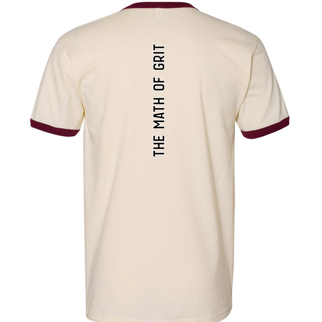 NATURAL/ MAROON - BACK