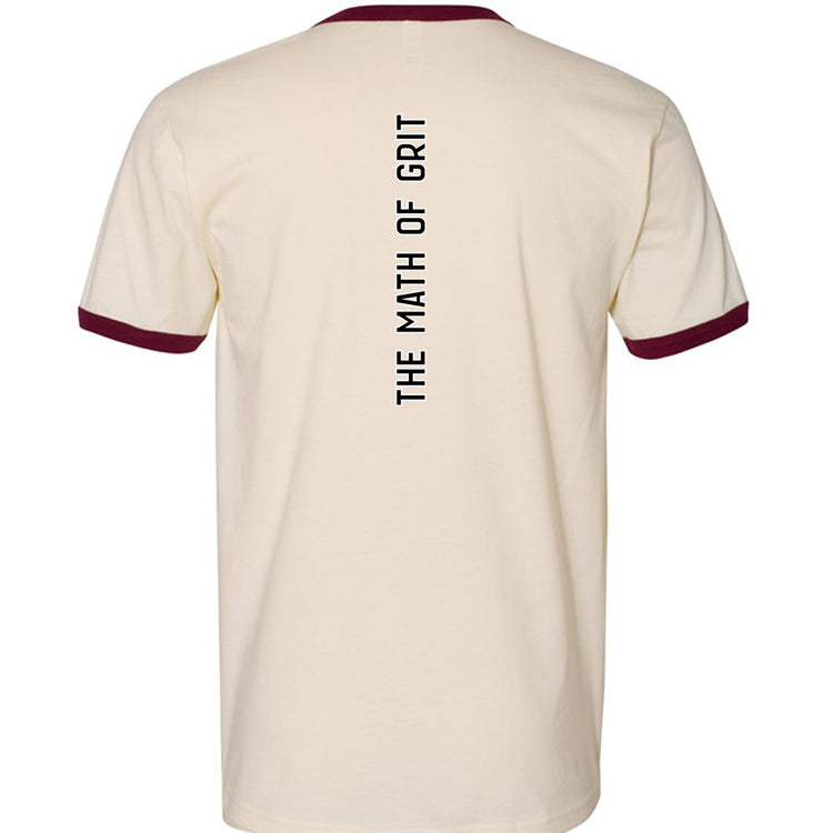 NATURAL/ MAROON - BACK