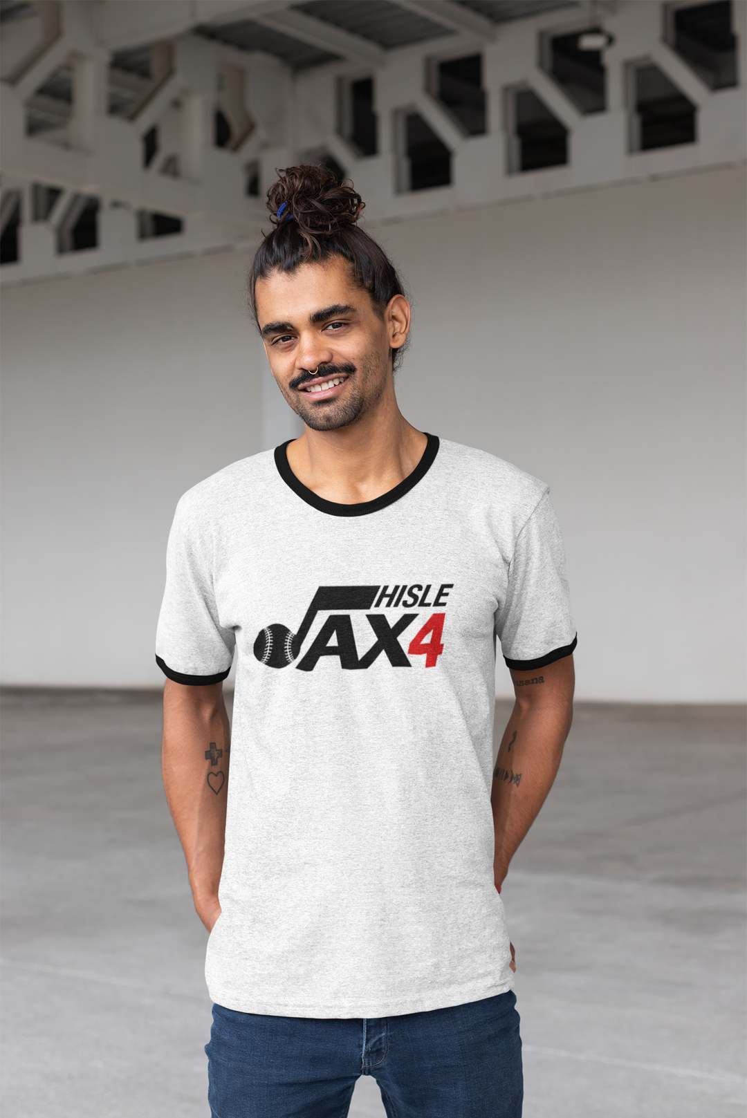 Jax Hisle Logo Ringer T-Shirt